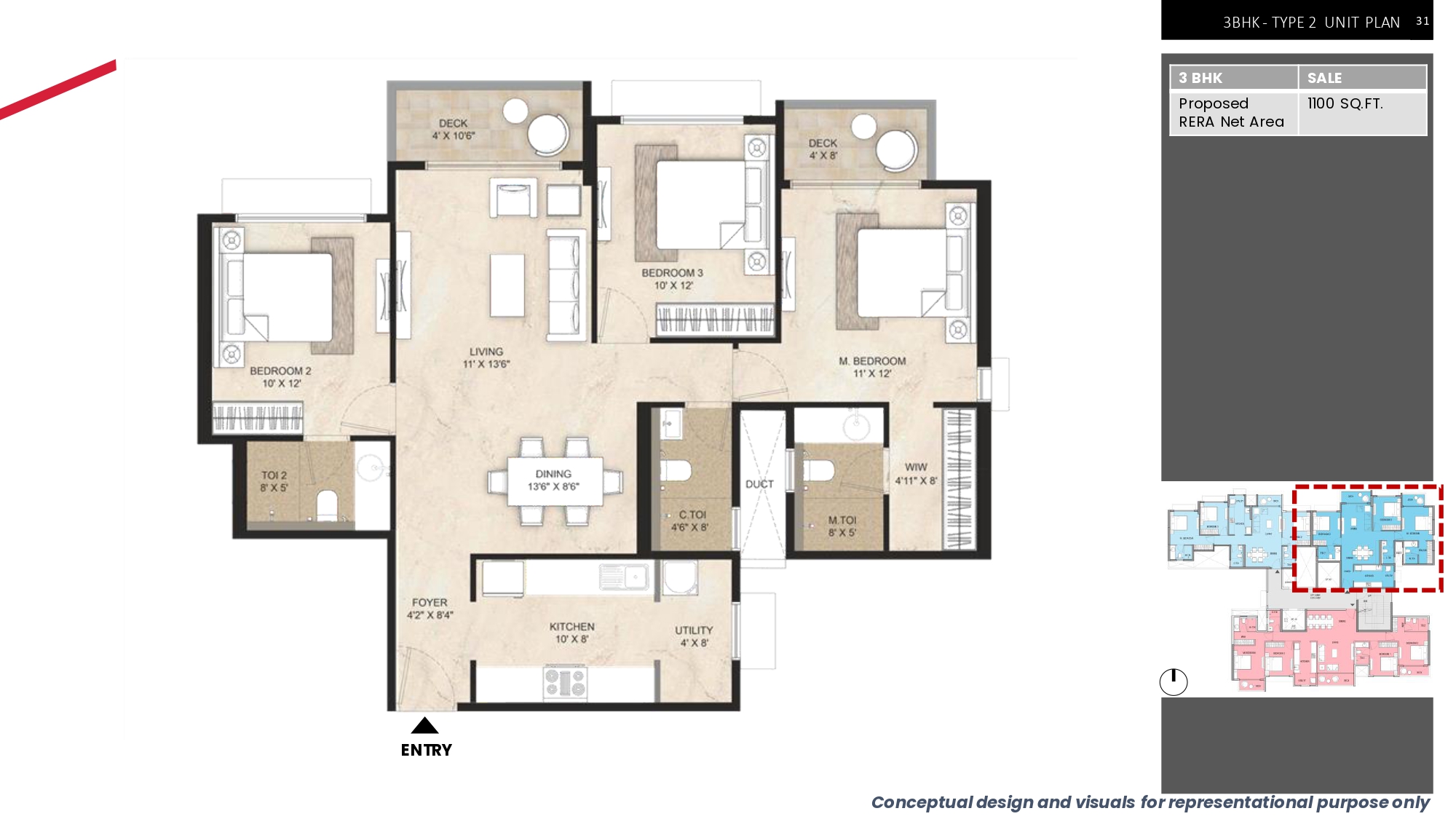 Mahindra Malad West Codename 64 Floor Plan 3